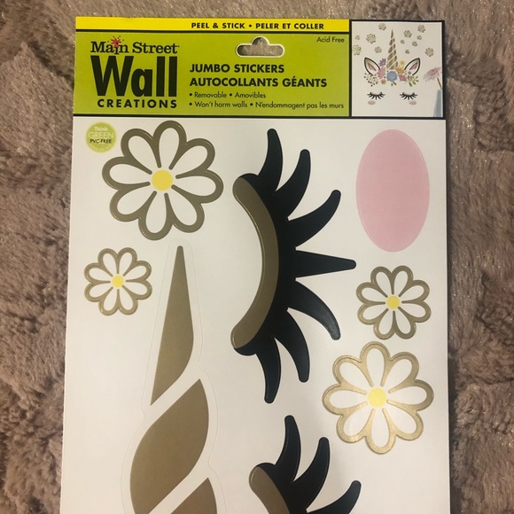 🦄MAKE OFFER🦄 unicorn JUMBO wall stickers - Picture 5 of 9